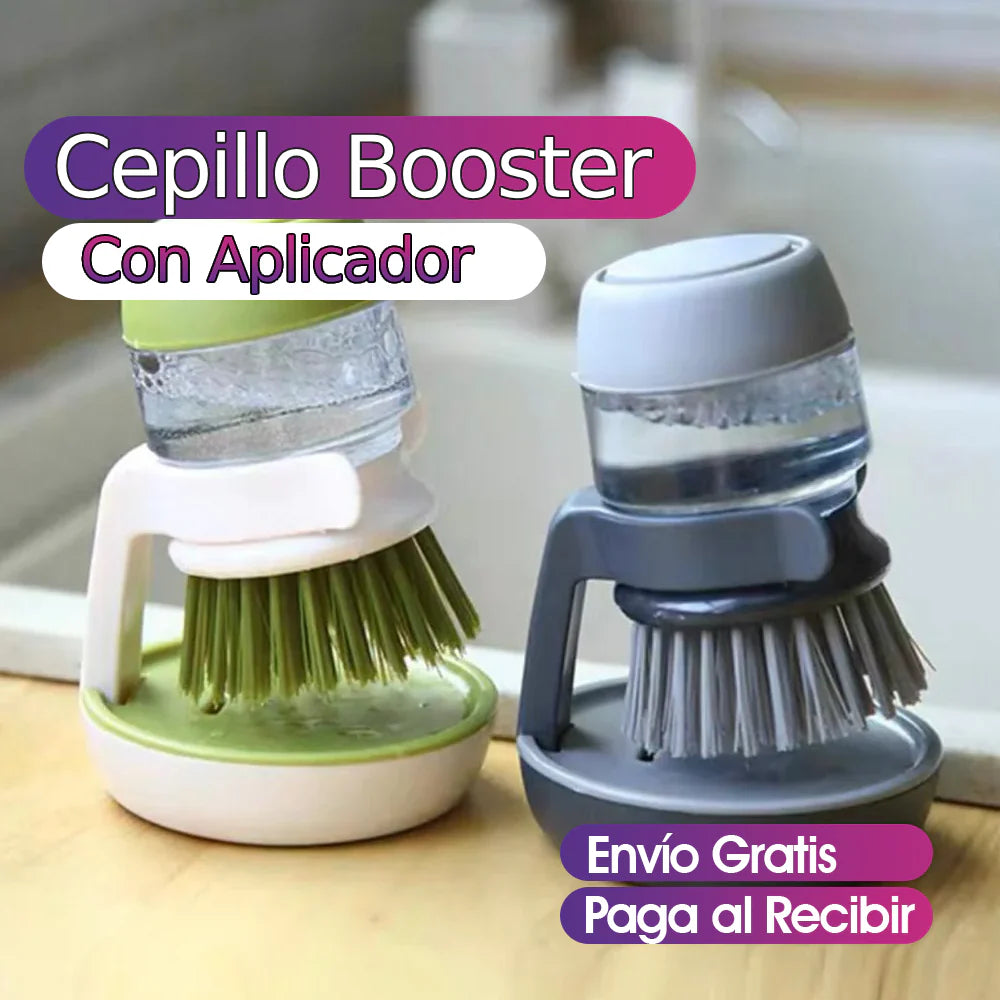 Cepillo Booster con Aplicador de Jabón